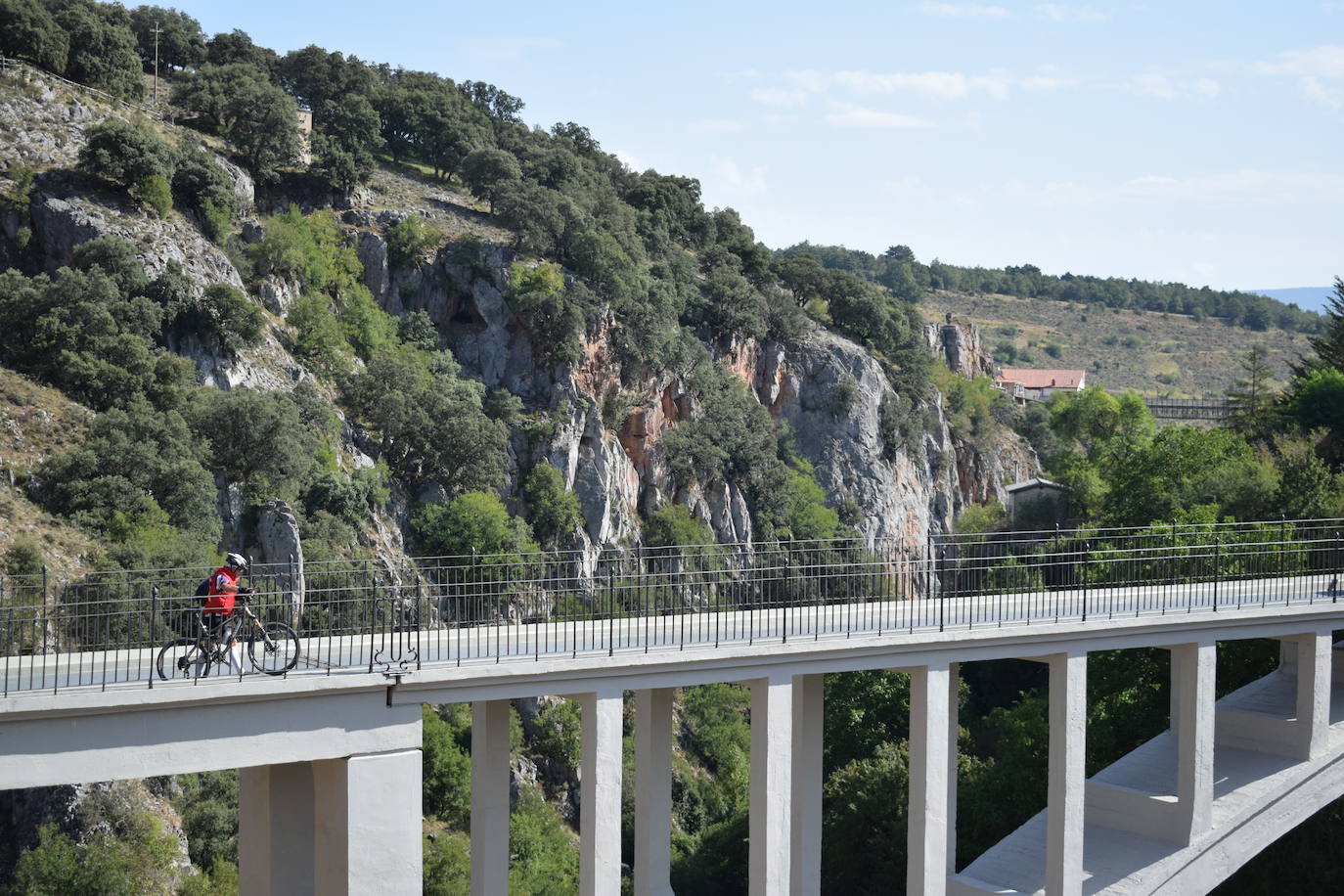 Reinauguración del puente de Ortigosa