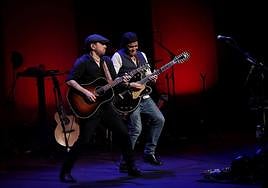 Concierto de Los Secretos en Pamplona.