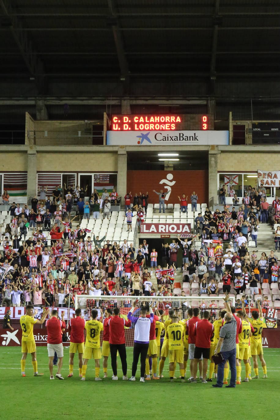 El público gozó en el Calahorra - UDL