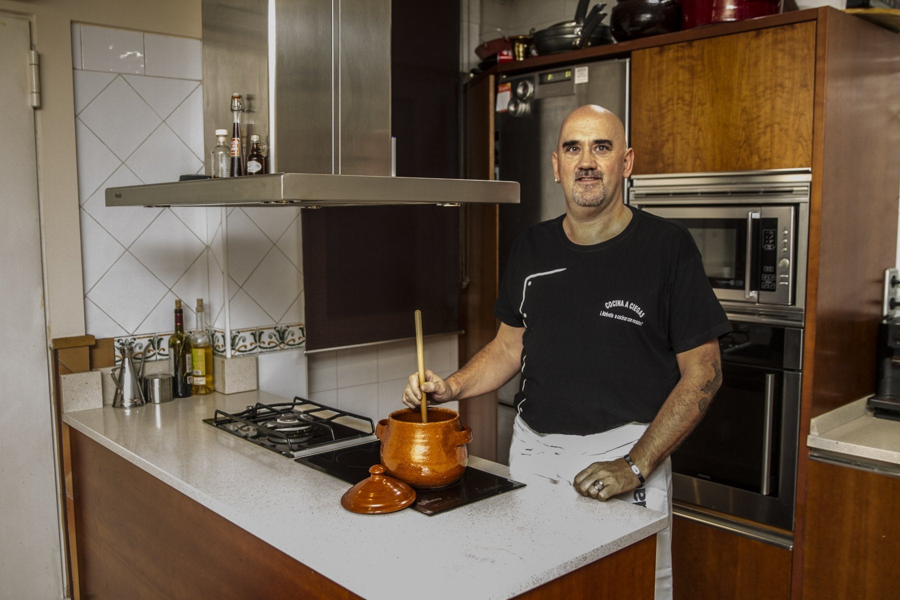 Ángel Palacios, impulsor de Cocinar a Ciegas.