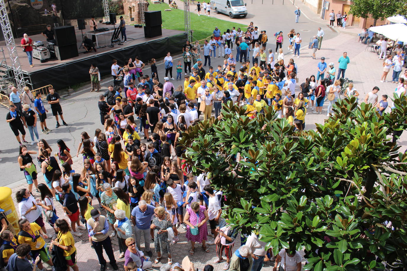 Arrancan las fiestas de septiembre con el chupinazo en Nájera