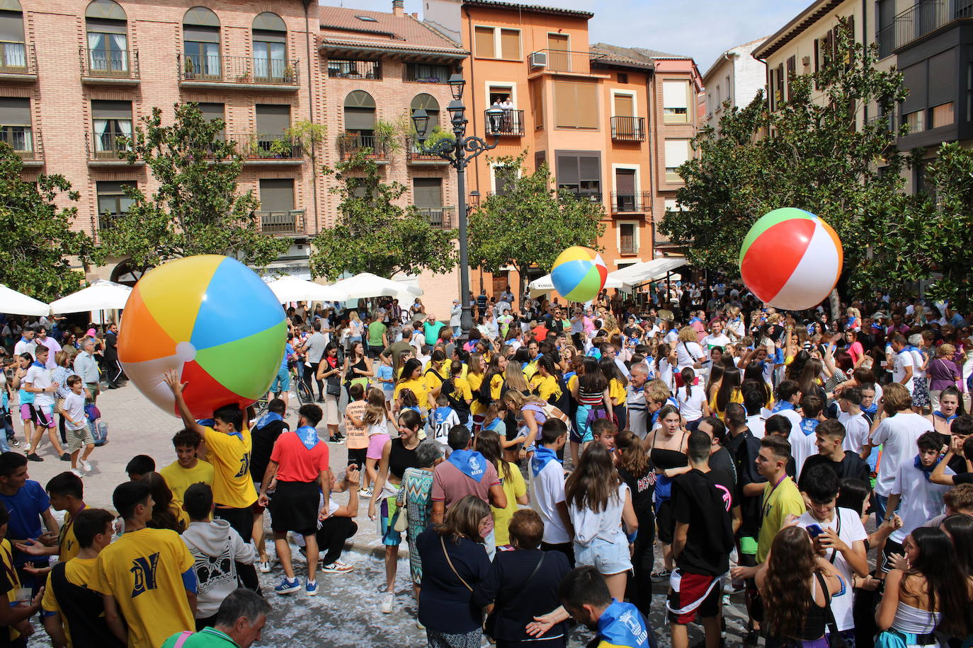 Arrancan las fiestas de septiembre con el chupinazo en Nájera