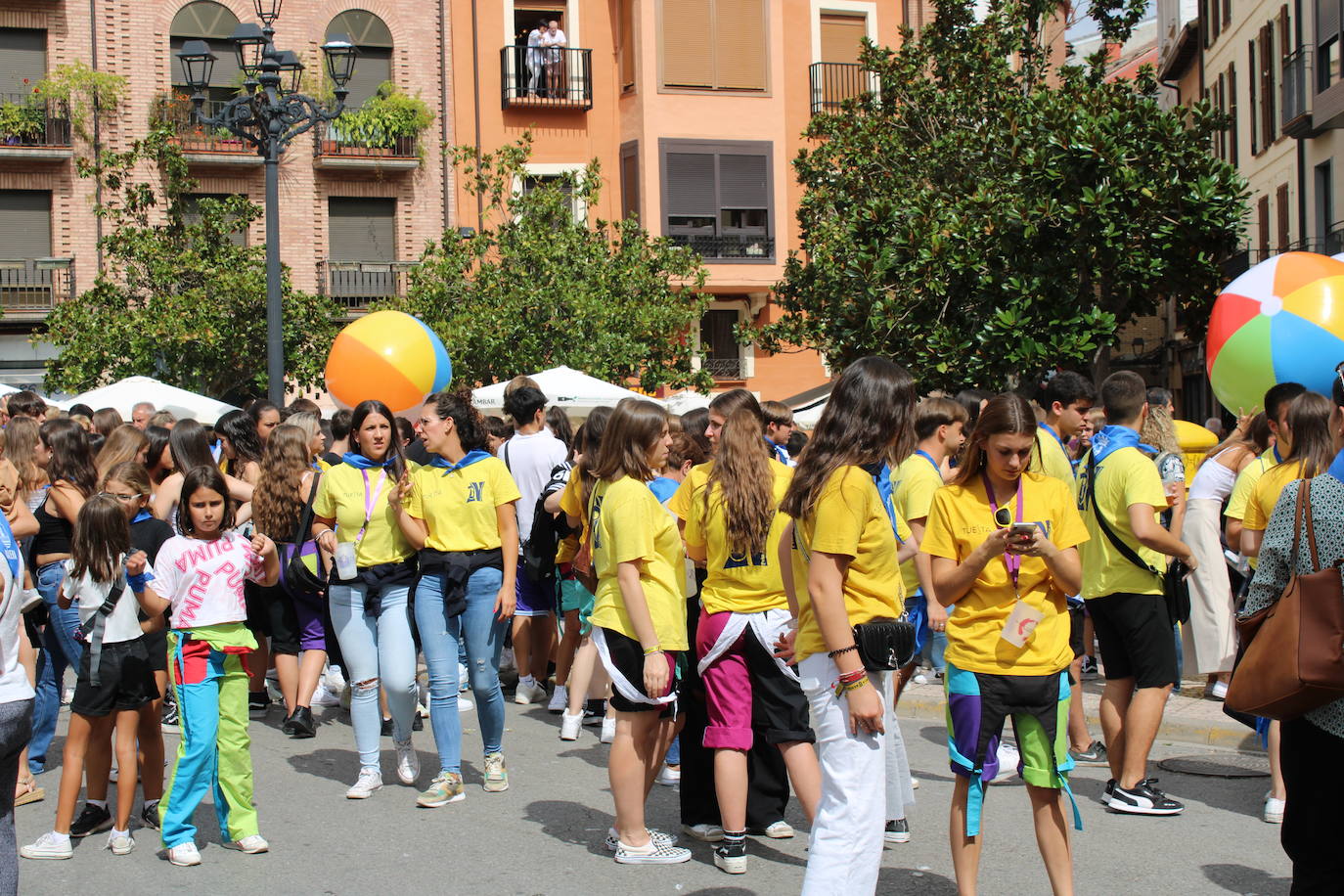 Arrancan las fiestas de septiembre con el chupinazo en Nájera