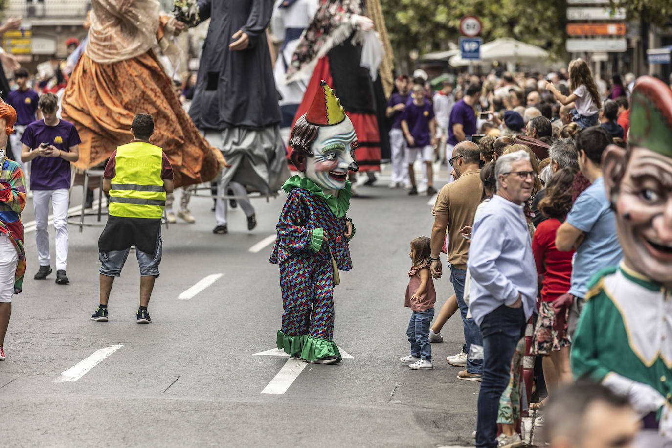 Desfile de carrozas de las fiestas de San Mateo