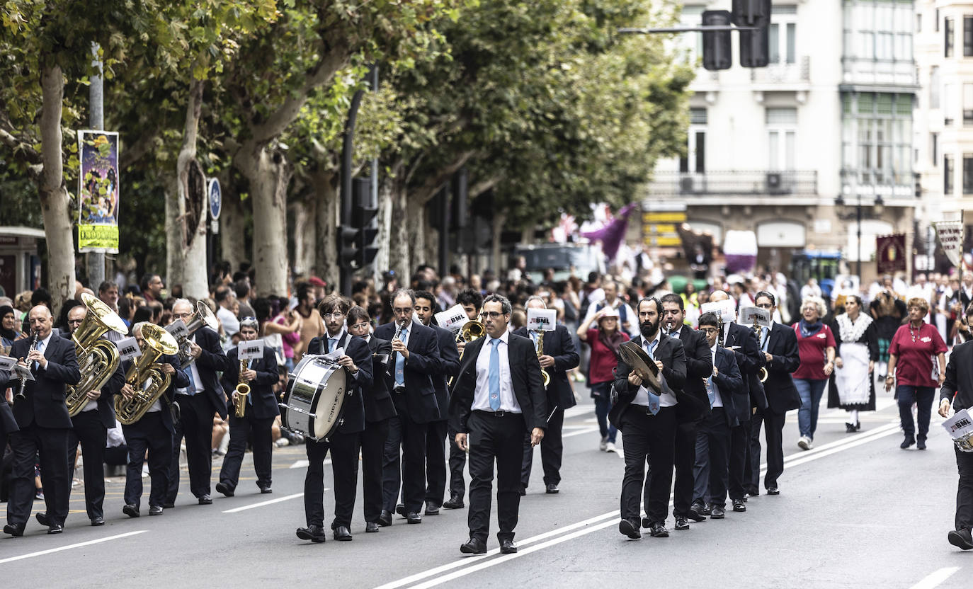 Desfile de carrozas de las fiestas de San Mateo