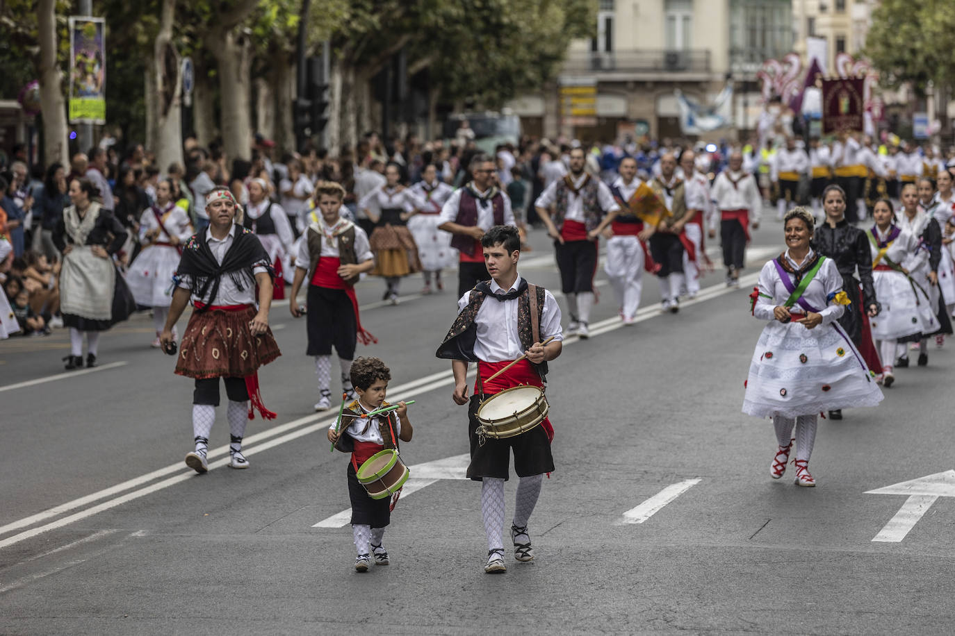 Desfile de carrozas de las fiestas de San Mateo