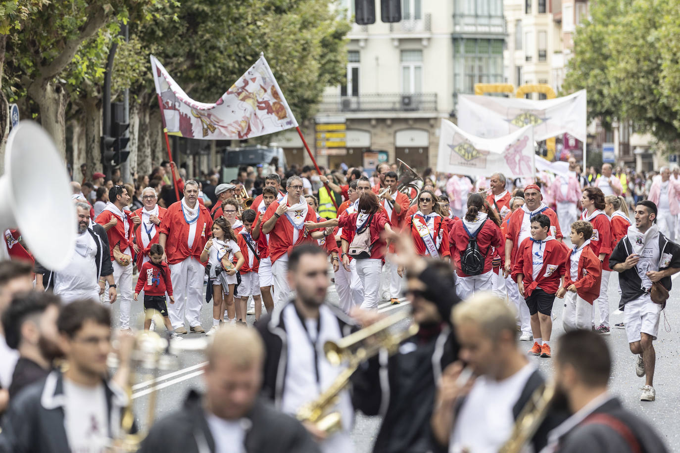 Desfile de carrozas de las fiestas de San Mateo