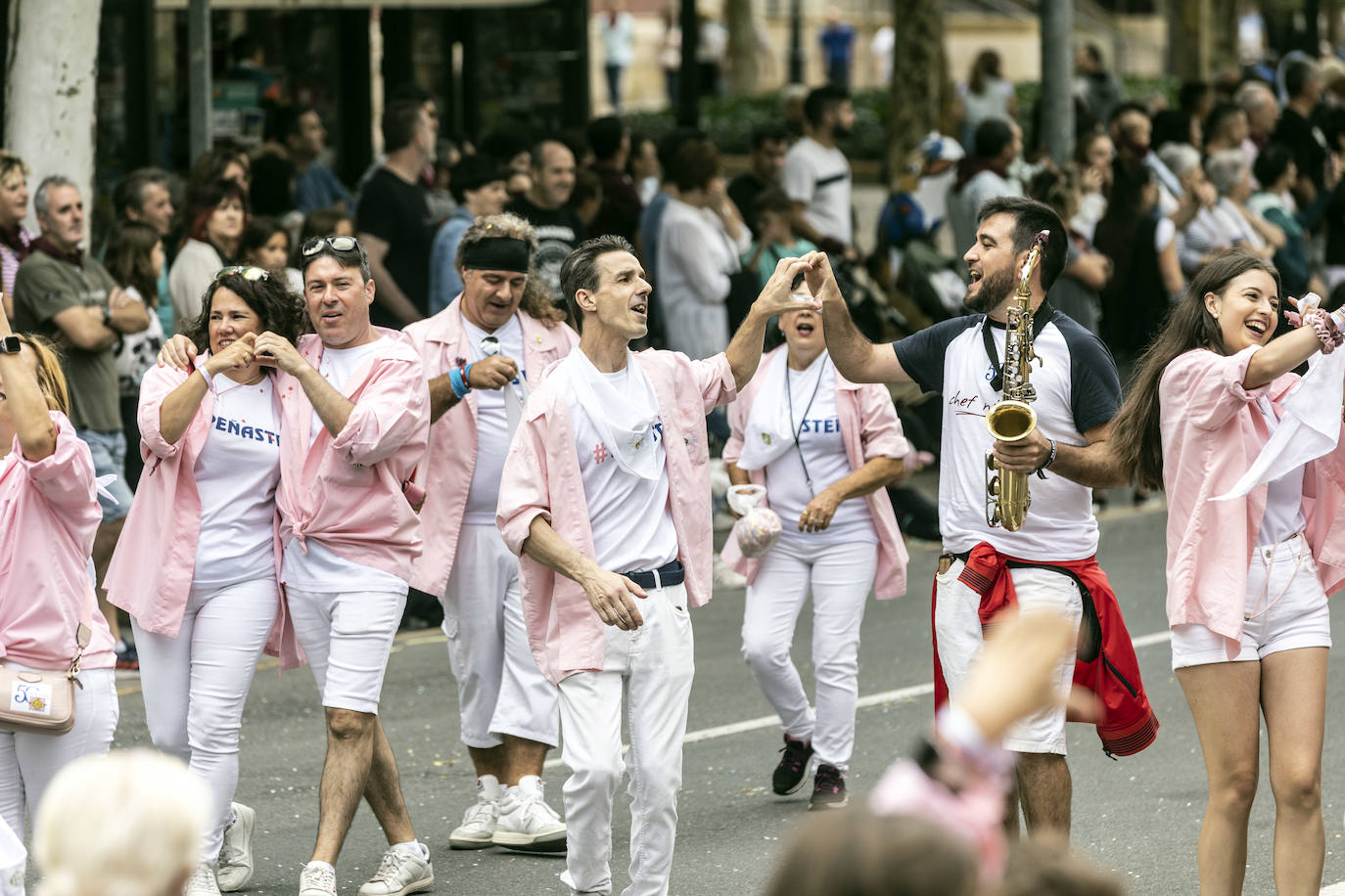 Desfile de carrozas de las fiestas de San Mateo