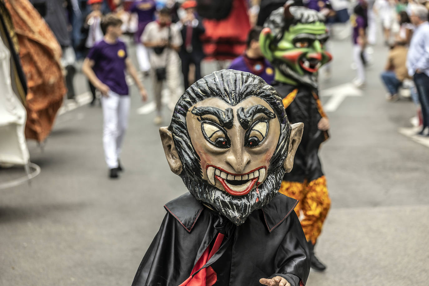 Desfile de carrozas de las fiestas de San Mateo