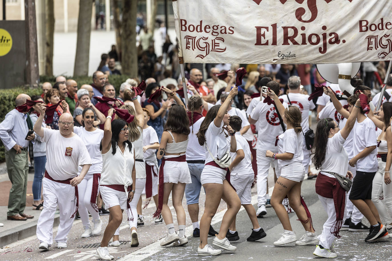 Desfile de carrozas de las fiestas de San Mateo