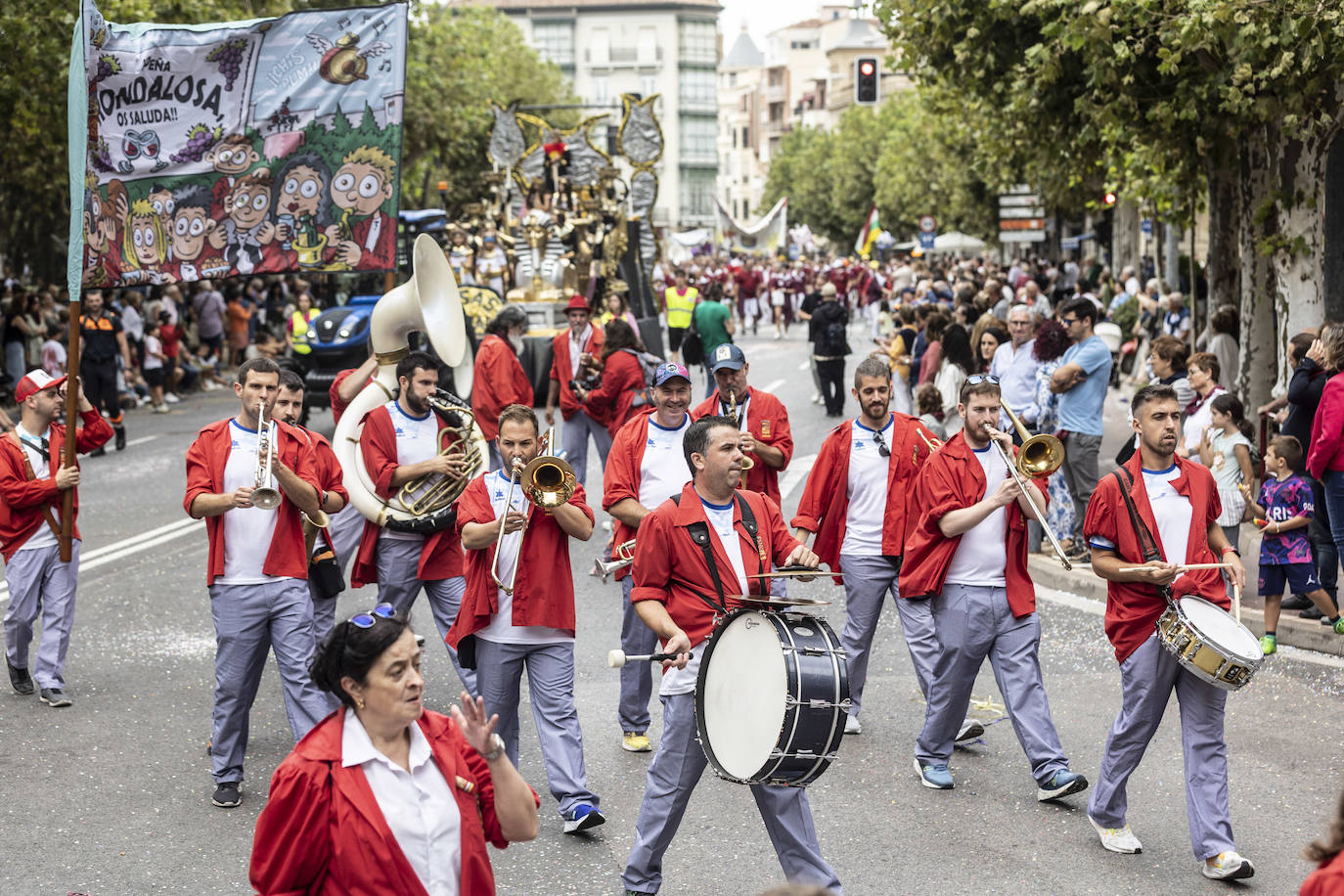 Desfile de carrozas de las fiestas de San Mateo