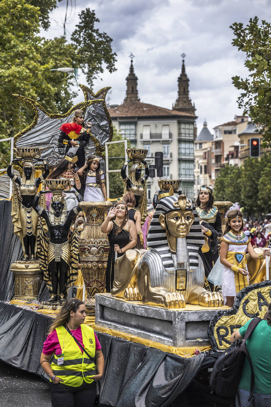 Desfile de carrozas de las fiestas de San Mateo