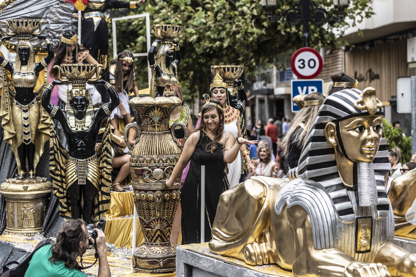 Desfile de carrozas de las fiestas de San Mateo