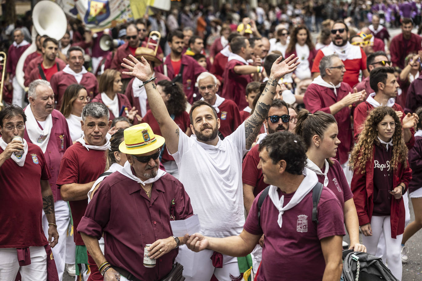 Desfile de carrozas de las fiestas de San Mateo