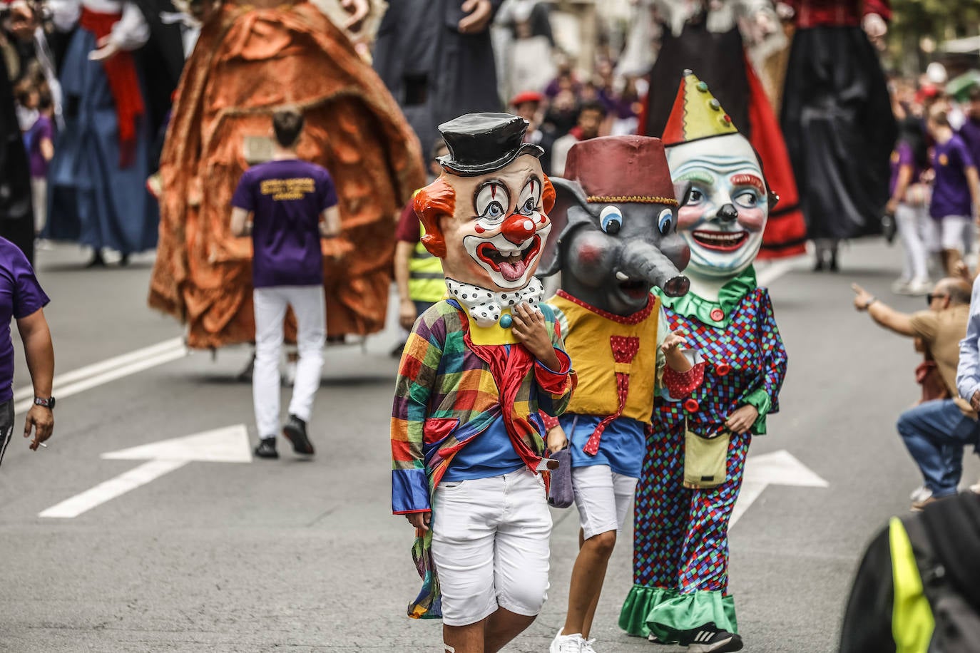 Desfile de carrozas de las fiestas de San Mateo