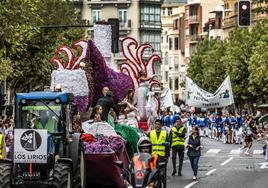 Desfile de carrozas de las fiestas de San Mateo