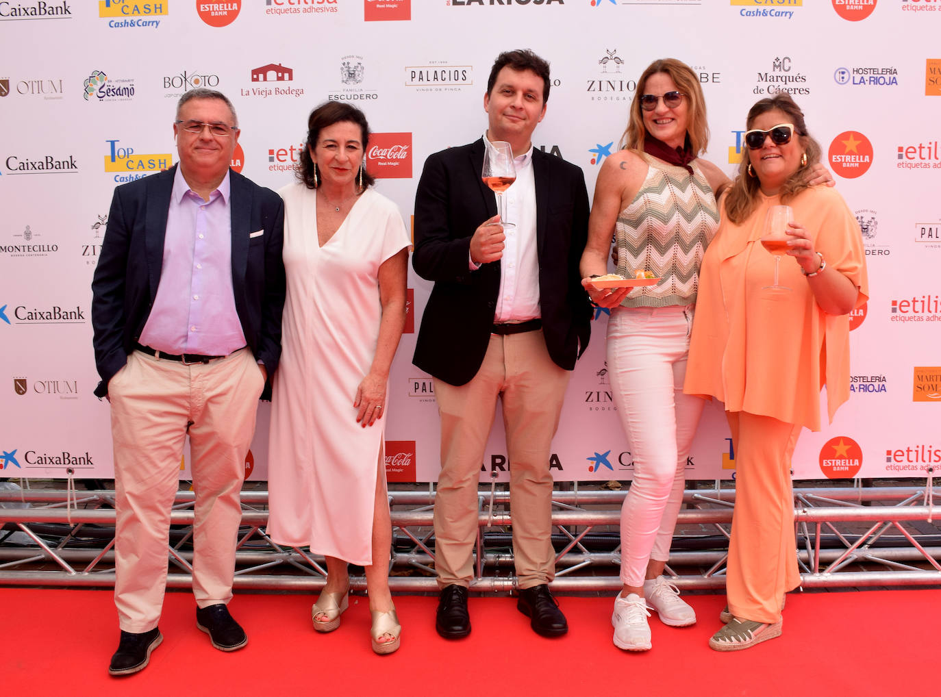 Eduardo Llanos, Puri, Carlos Ruiz, Sandra Leonardo y Elisa San Román, del restaurante Bokoto y Bodegas Montecillo.