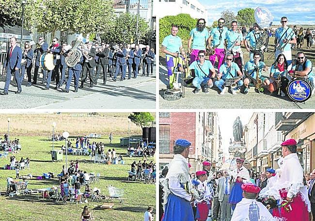 Calceatenses disfrutando de sus fiestas durante el día.