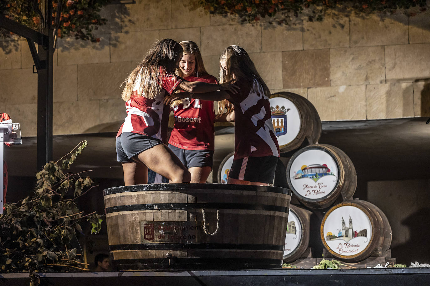 Pisado popular de la uva