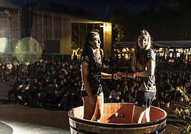 Pisado popular de la uva