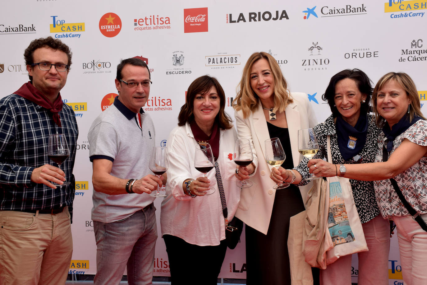 Ernesto Tarragona, Rafa Yanguas, Merche Cerrolaza, Elena Martínez, Pilar Santaolalla y Cecilia Romero.
