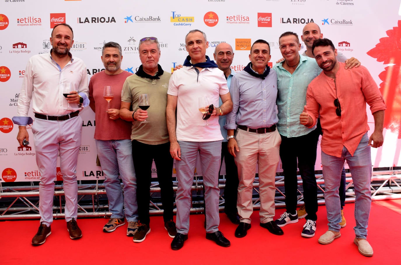El grupo del. GAR: Miguel Ángel, Miguel Ángel, Enrique, Enrique, Ricardo, Javier, Diego, Jesús y Rodrigo