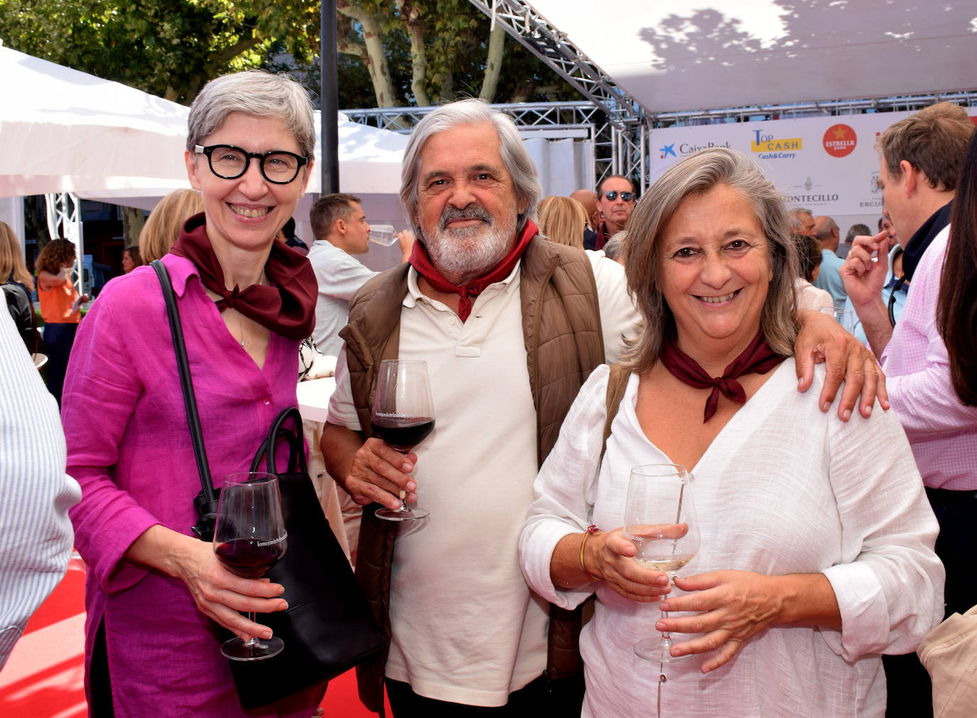 Teresa Cascudo, Carlos Angulo y Pepa Castillo.