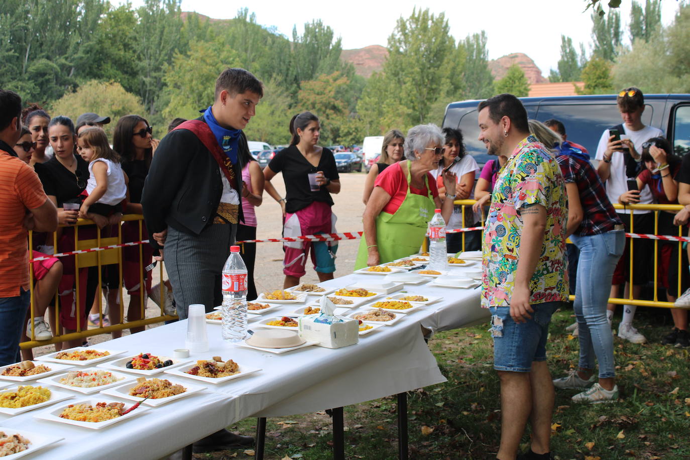 Tradicional concurso de paellas para despedir las fiestas de Nájera