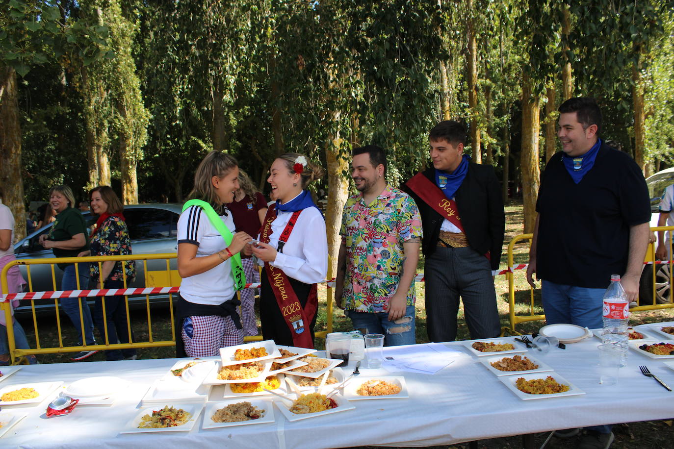 Tradicional concurso de paellas para despedir las fiestas de Nájera