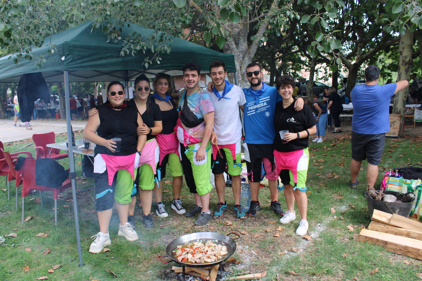 Tradicional concurso de paellas para despedir las fiestas de Nájera