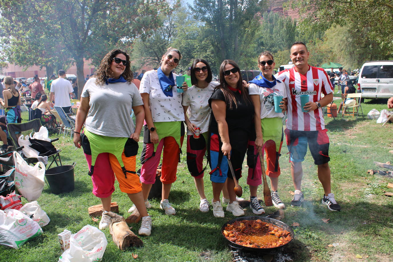 Tradicional concurso de paellas para despedir las fiestas de Nájera