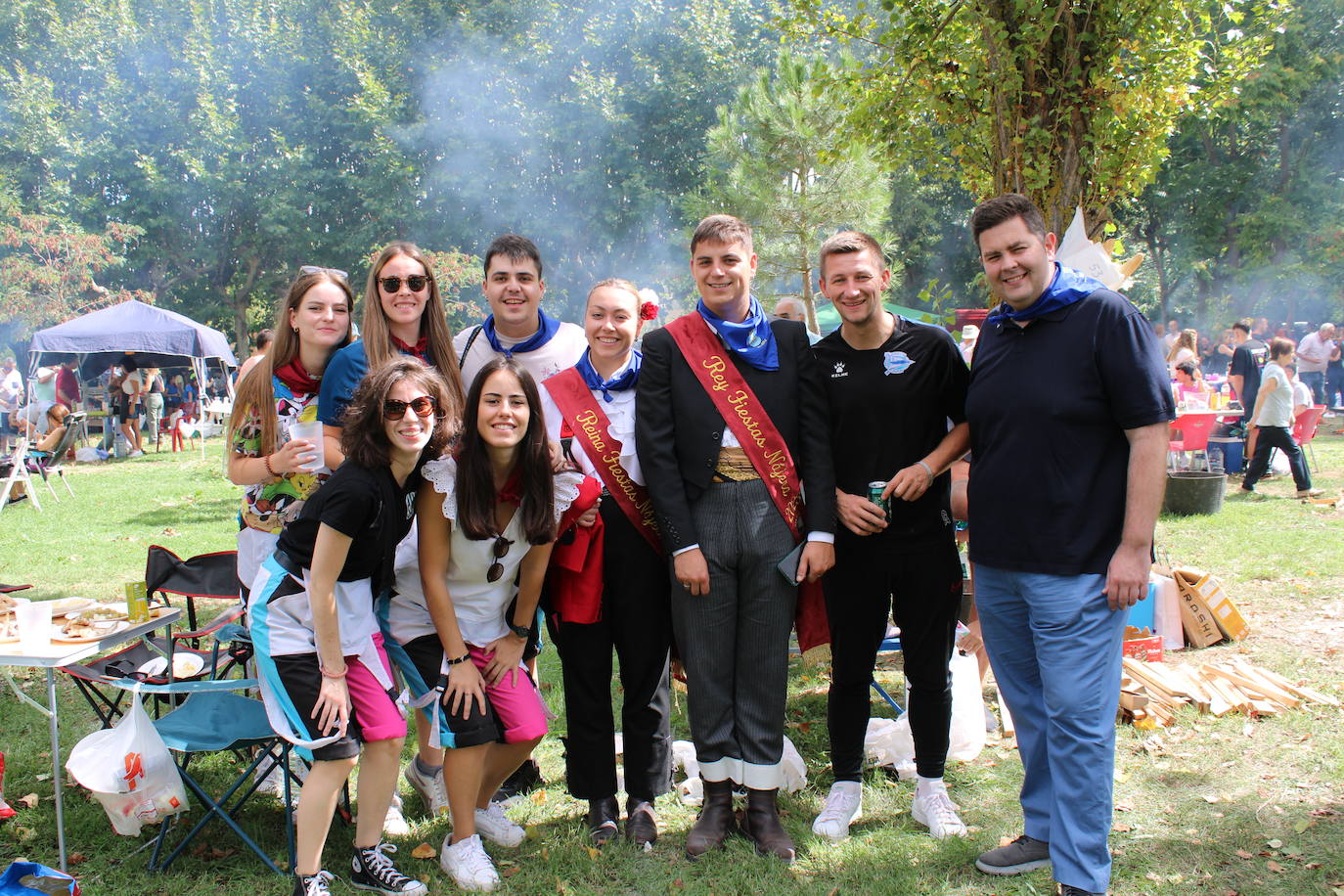 Tradicional concurso de paellas para despedir las fiestas de Nájera