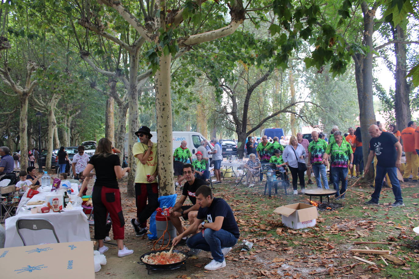 Tradicional concurso de paellas para despedir las fiestas de Nájera