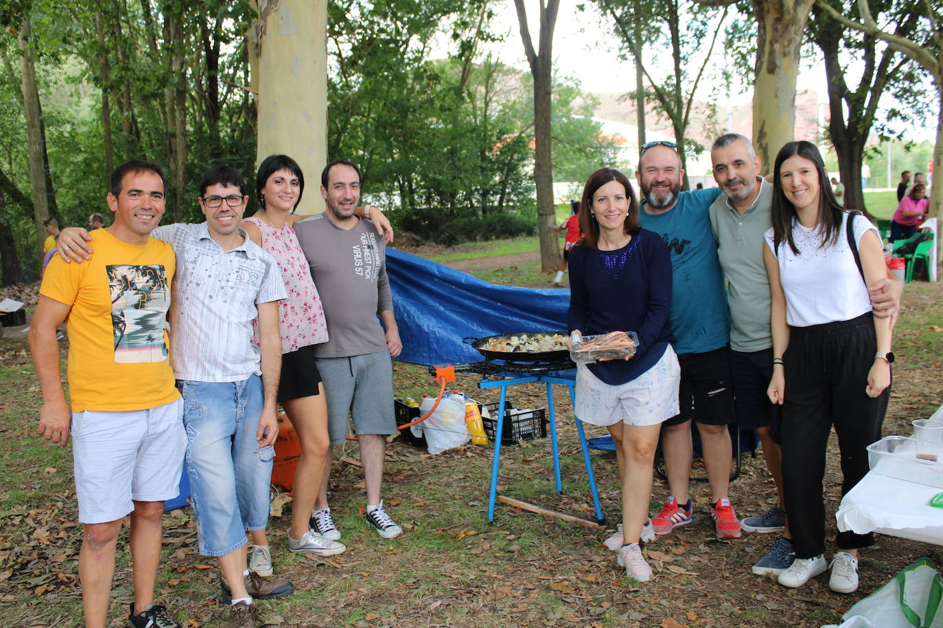 Tradicional concurso de paellas para despedir las fiestas de Nájera