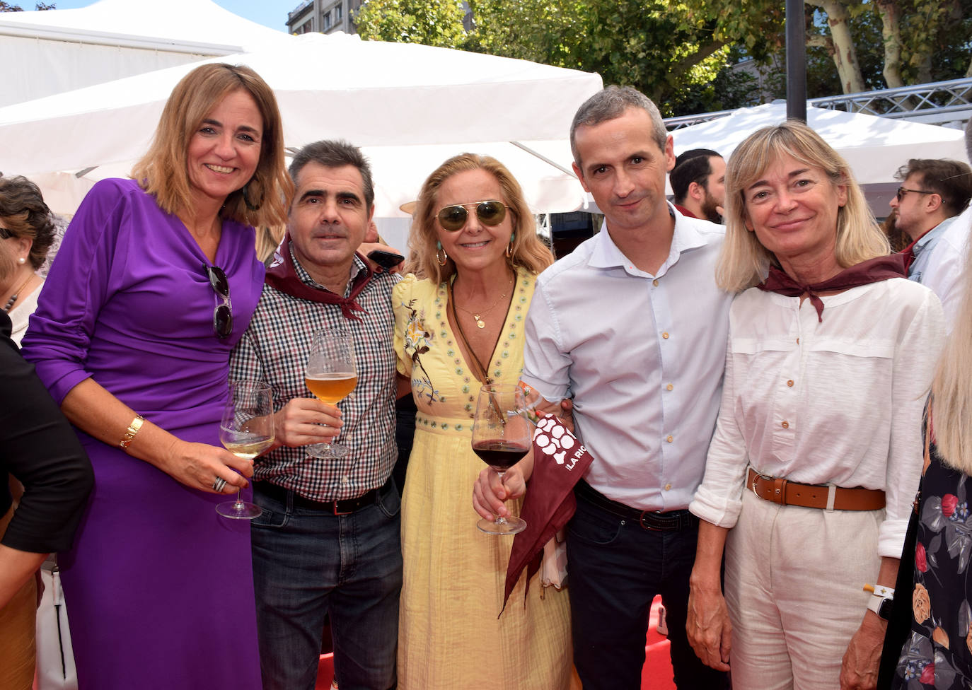Estrella Domínguez, Enrique Medrano, Mª José Zapata, Fran Cabezón y Teresa Cobo