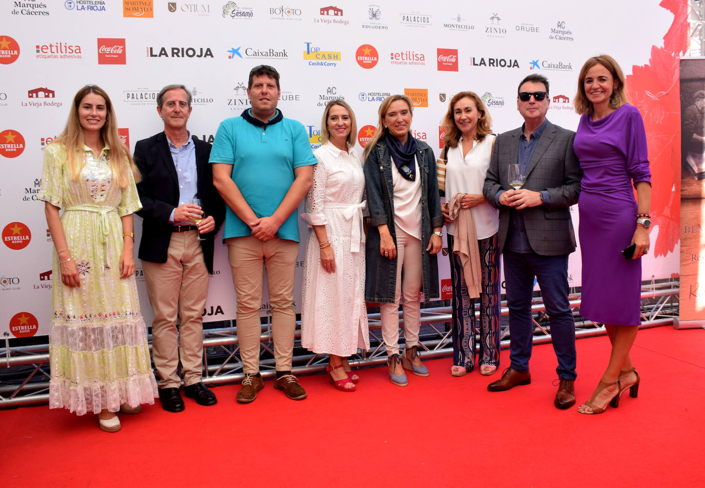 Estíbaliz Heras, Carlos Piserra, Álvaro Mayoral, Pilar Simón, Belinda León, María Martín, Jesús Álvarez y Estrella Domínguez