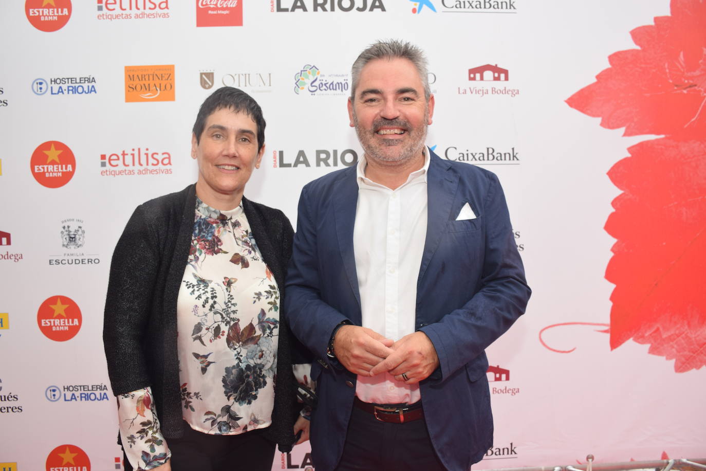Jesús Izquierdo, secretario general de UGT, con su compañera Isabel Blanco