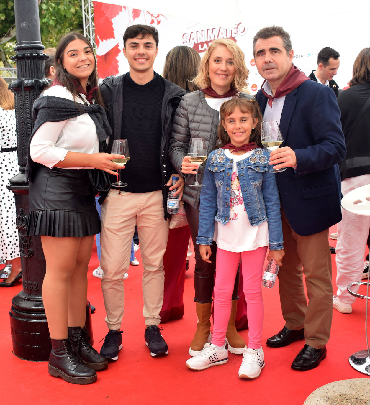 Enrique Medrano con la familia