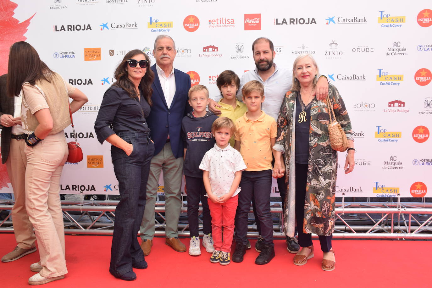 Familia de Manuel Álvarez, con los pequeos Nicolás, Ramiro, Matías y Alejo