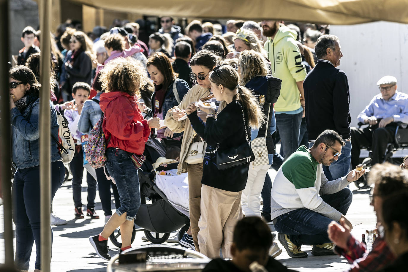 Degustaciones de la Peña La Rioja y la Peña la Uva