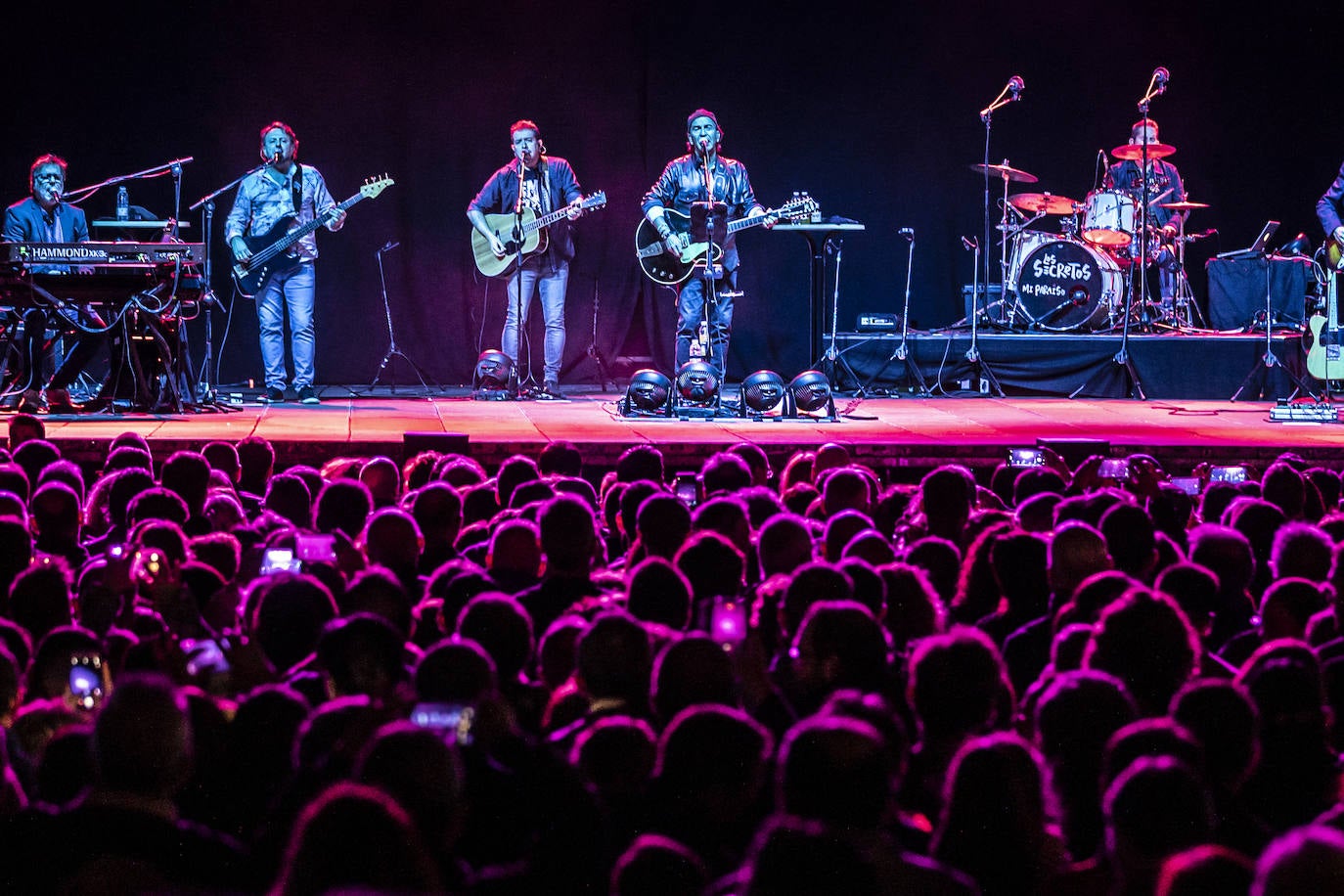 Concierto de Los Secretos en la plaza del Ayuntamiento