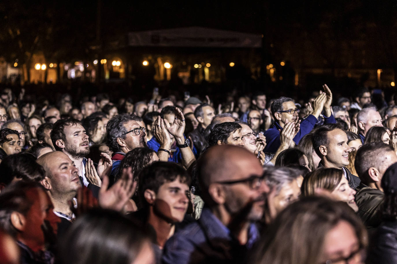 Concierto de Los Secretos en la plaza del Ayuntamiento