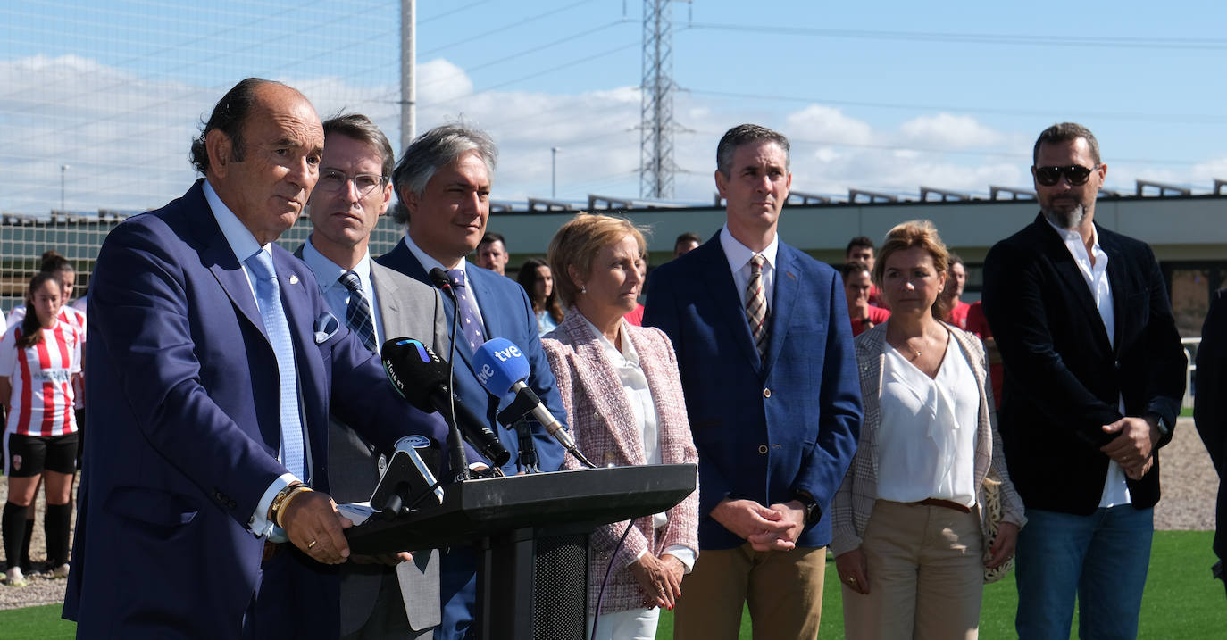 Inauguración oficial de la ciudad deportiva de la UD Logroñés