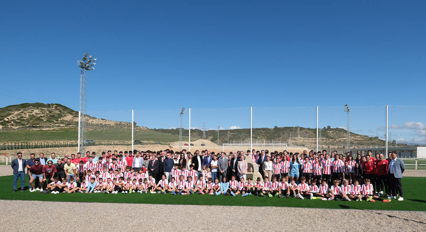 Inauguración oficial de la ciudad deportiva de la UD Logroñés