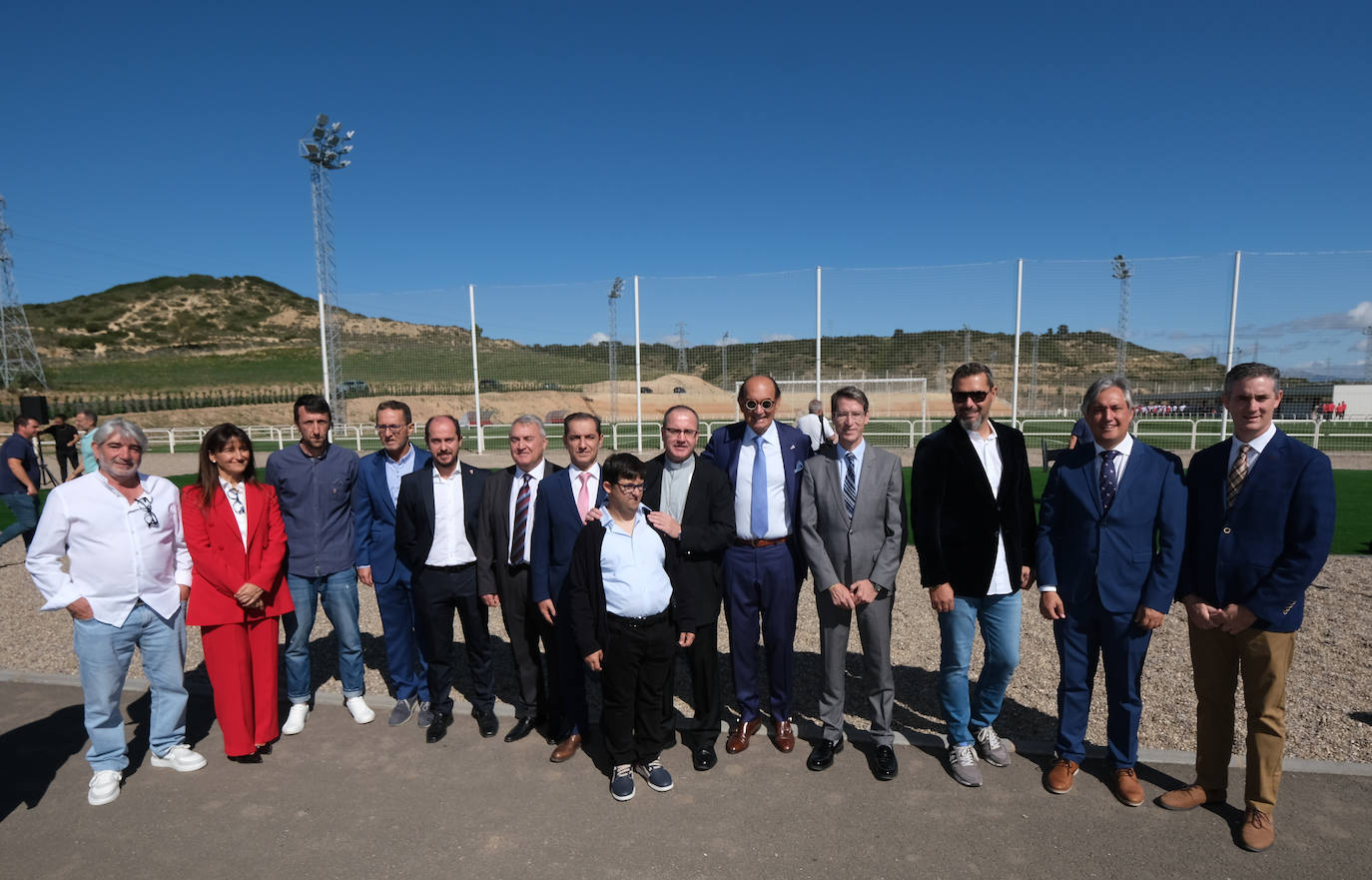 Inauguración oficial de la ciudad deportiva de la UD Logroñés
