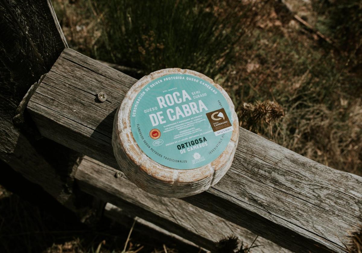 Queso Roca de Cabra, ya con la etiqueta de la DOP Queso Camerano.