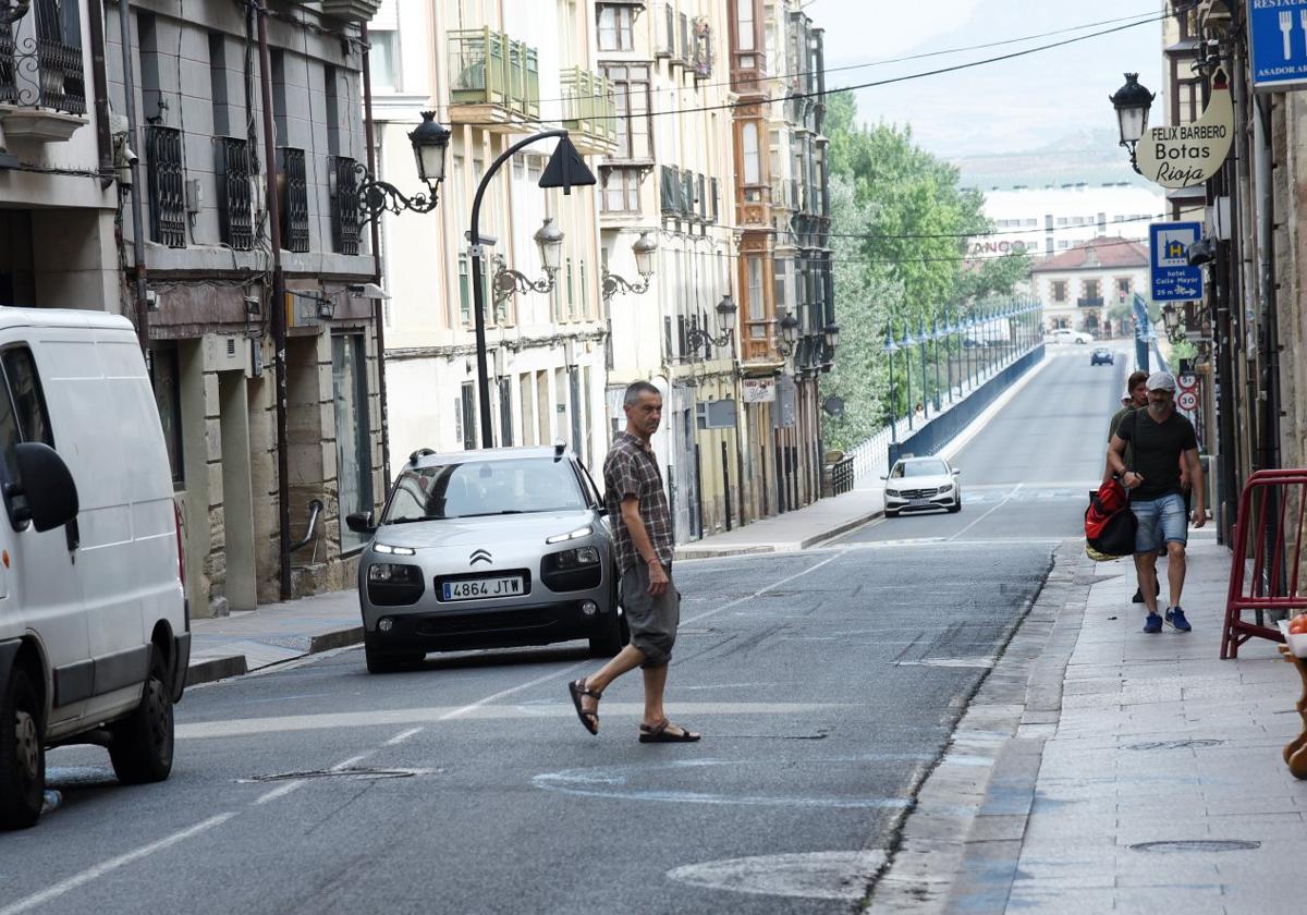 La reforma de la calle Sagasta, una de las intervenciones pendientes cuyo plazo se amplía.