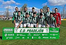 Imagen de uno de los equipos iniciales que utilizó el pasado año el Pradejón.