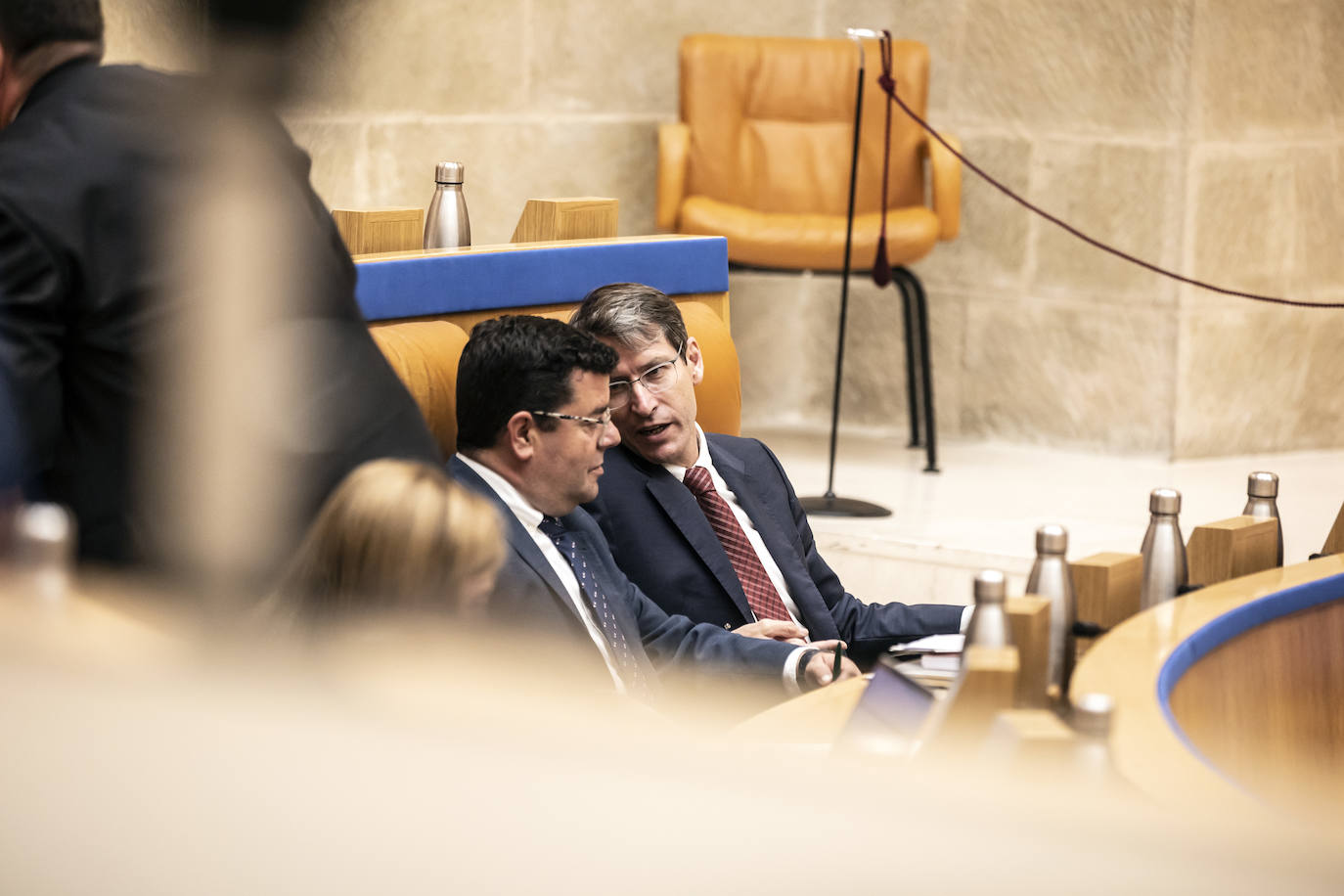 El pleno del Parlamento de La Rioja en imágenes