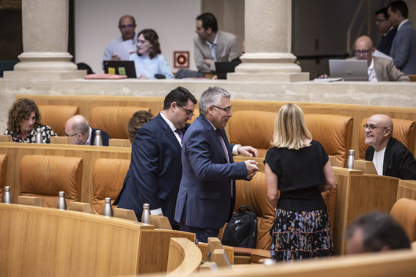 El pleno del Parlamento de La Rioja en imágenes